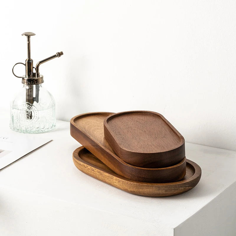 Wooden Food Tray – Japanese Style Serving Plate