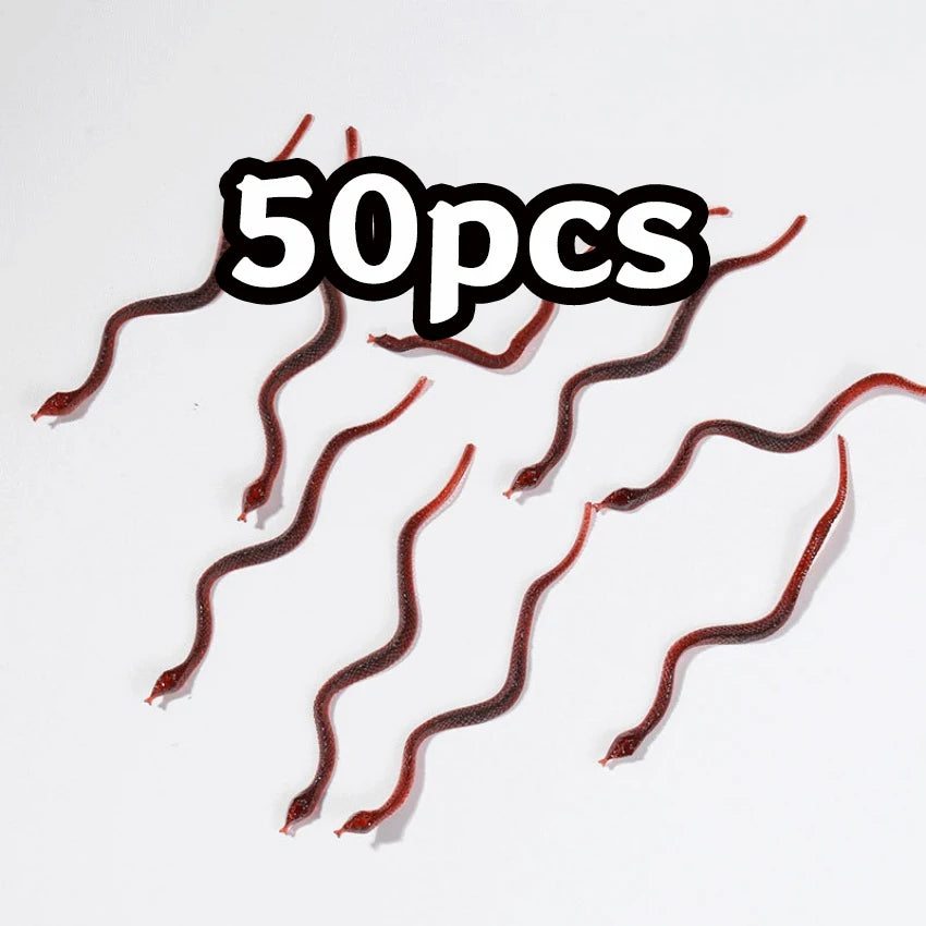 50-Piece Fake Cockroach Prank Set for Halloween & Parties