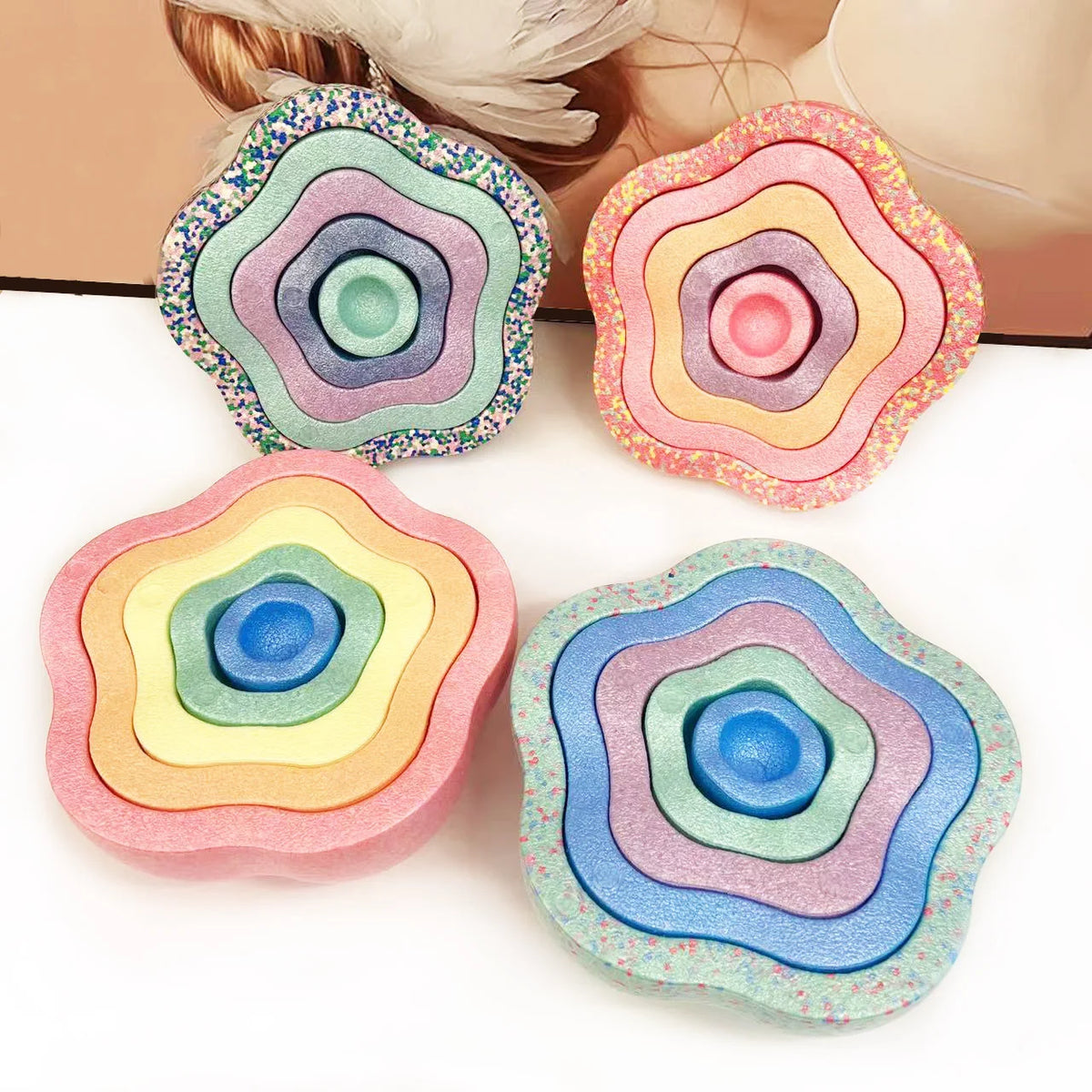 Kids Balance Stepping Stones – 5-Piece Foam Set