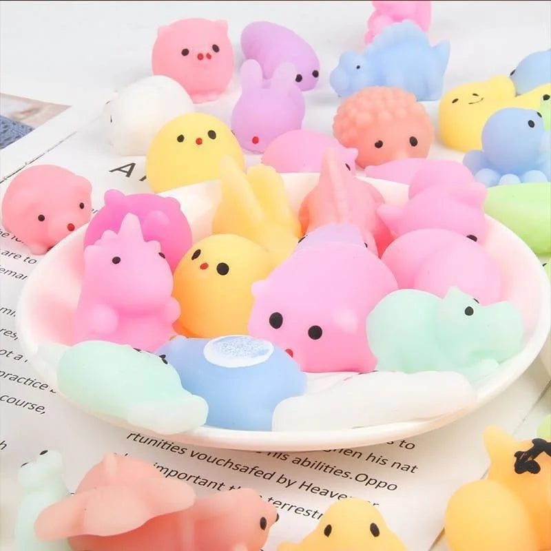 Mini Mochi Squishy Toy Kawaii Animal Fidget Party Favor