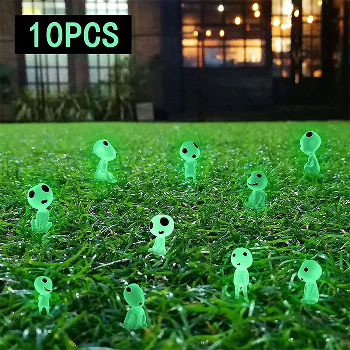 Glow in the Dark Resin Ornaments – Miniature Set of 10