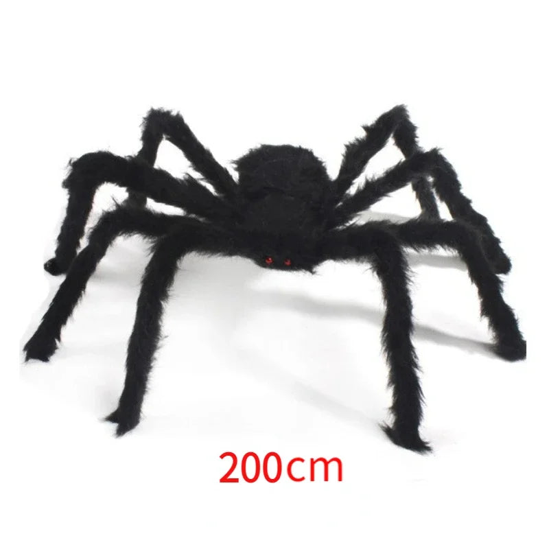 Giant Black Spider Halloween Decoration – Multiple Sizes