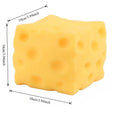 Giant Cheese Squishy Toy – Slow-Rising Cube Fidget