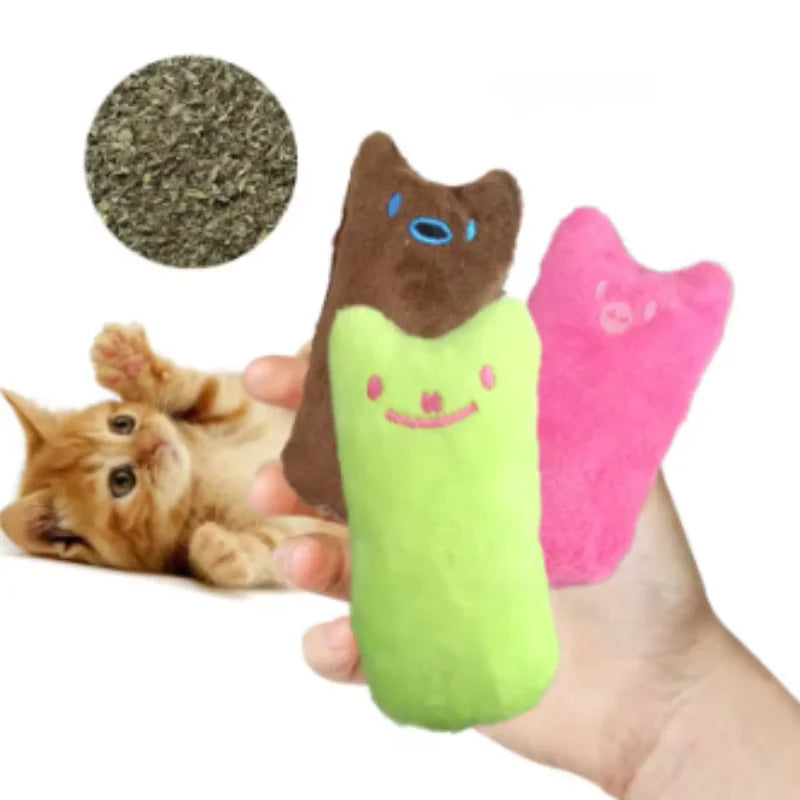 Catnip Plush Cat Toy – Interactive Chew and Play Toy