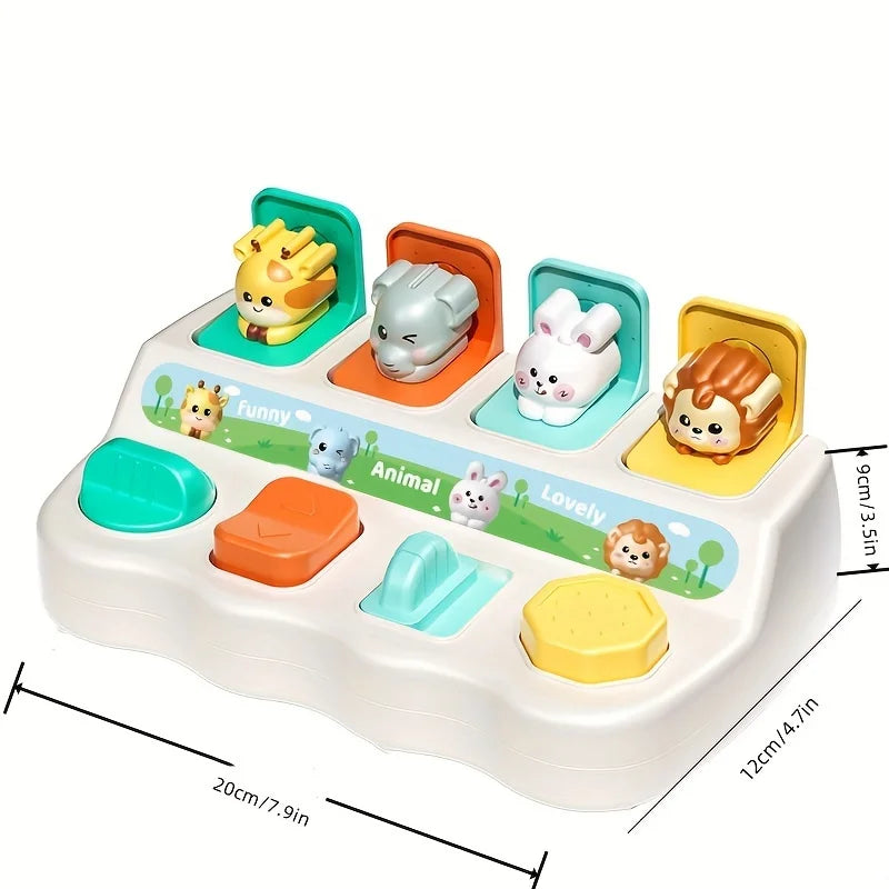 Pop Up Animal Toy – Montessori Interactive Learning Box