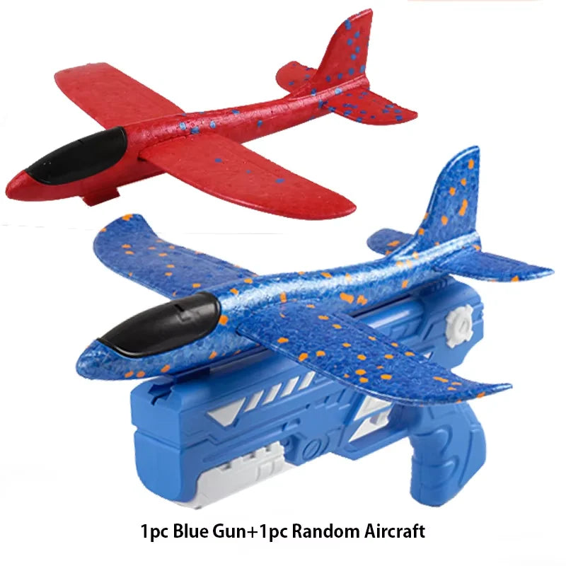 Foam Glider Airplane Toy Hand Launch Outdoor Flying Plane
