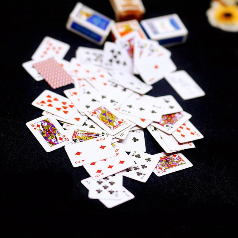 Mini Playing Cards – Tiny Poker Deck for Travel and Gifts