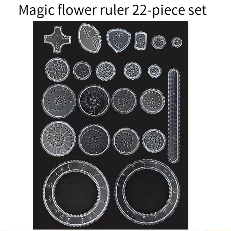 Spirograph Drawing Set for Kids – 22-Piece Geometric Art Kit