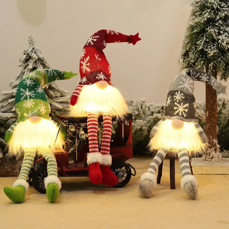 Christmas Gnome Night Light LED Holiday Decoration