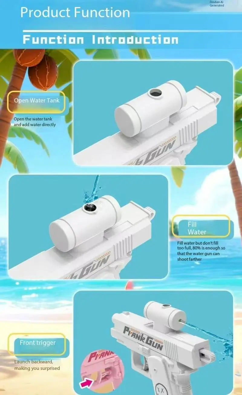 Double-Sided Water Gun – Mini Summer Water Blaster
