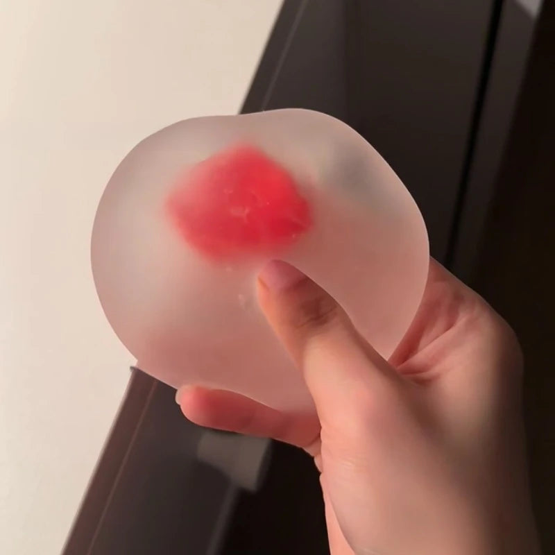 Strawberry Mochi Squishy Toy – Slow-Rebound Stress Relief