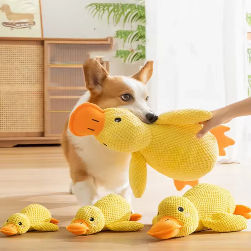 Duck Plush Dog Toy – Interactive Chew and Play Toy