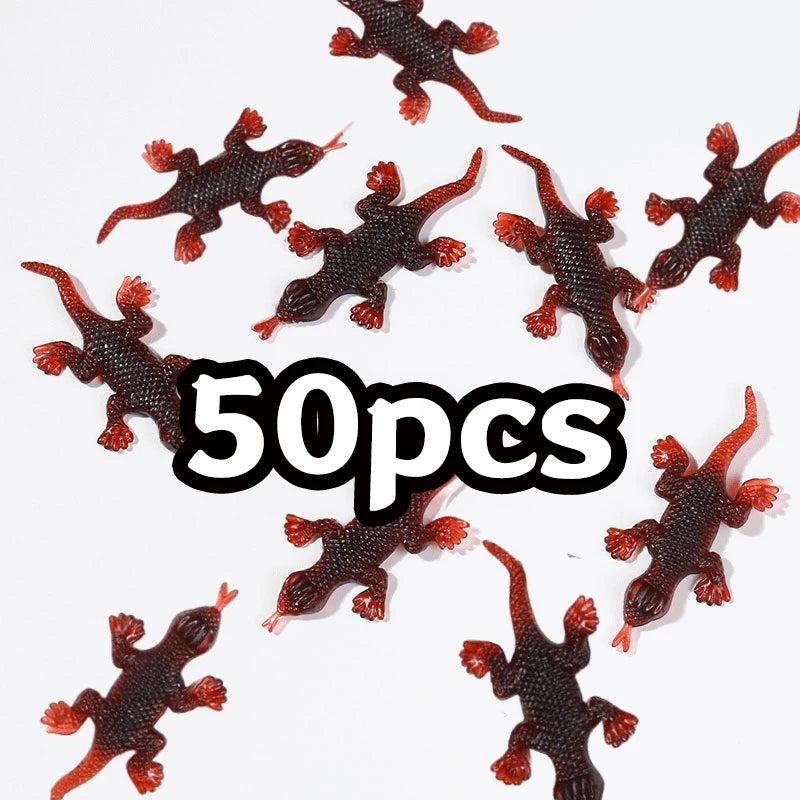 50-Piece Fake Cockroach Prank Set for Halloween & Parties