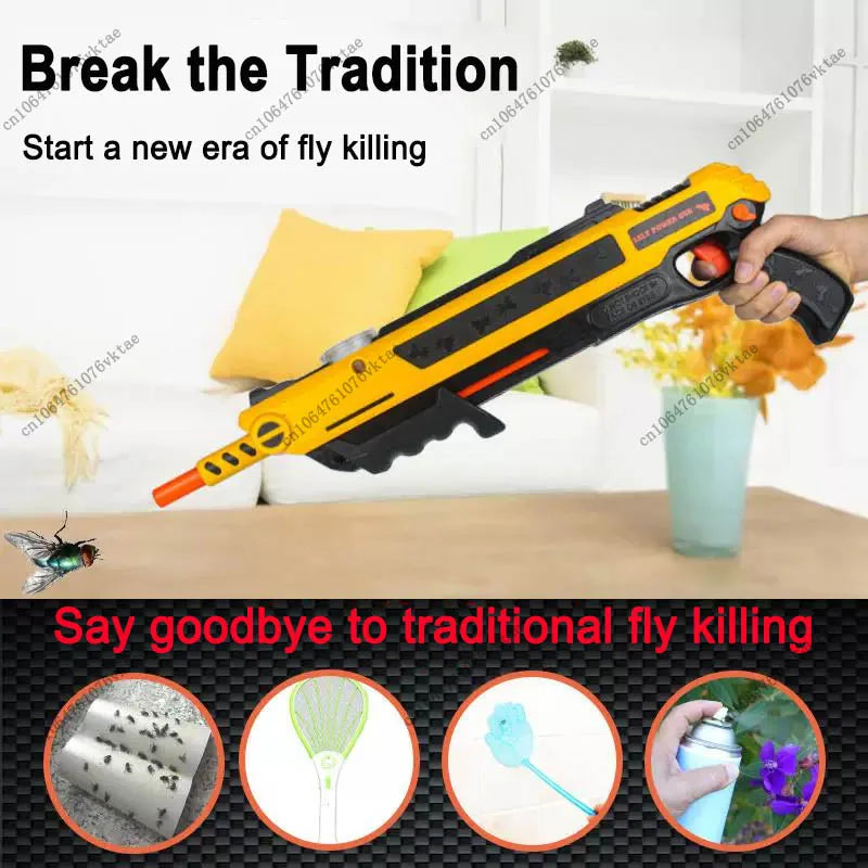 Salt-Powered Insect Control Gun – Plastic Design