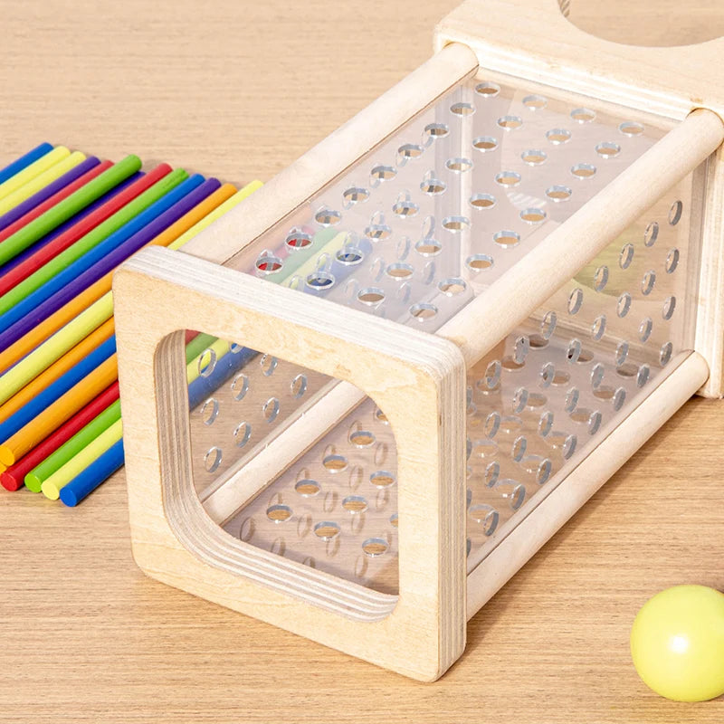 Wooden Stick Picking Game – Montessori Family Board Game