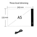 LED Tracing Drawing Board – 3-Level Dimmable Light Pad