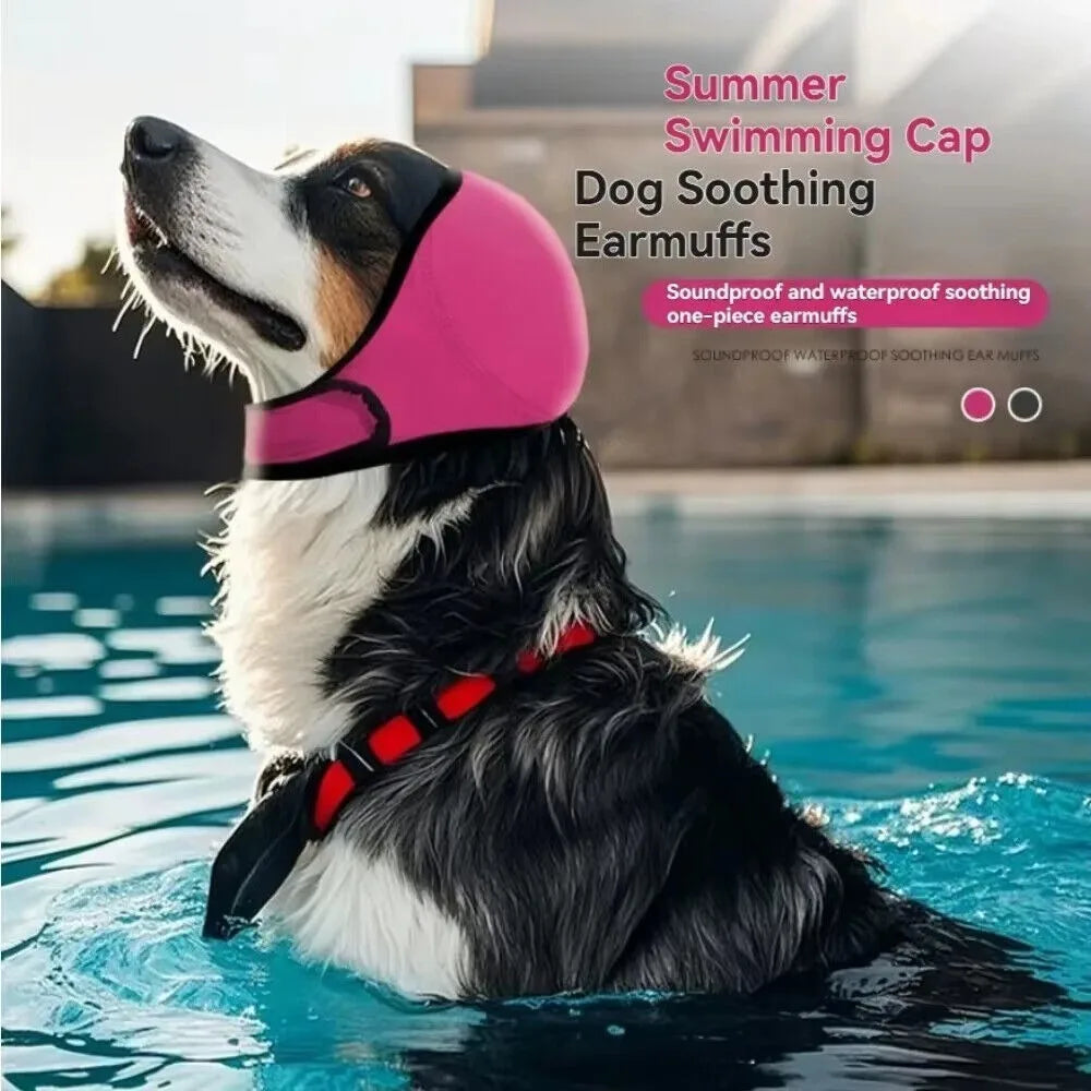 Dog Noise-Reducing Ear Cover – Adjustable Calming Hood