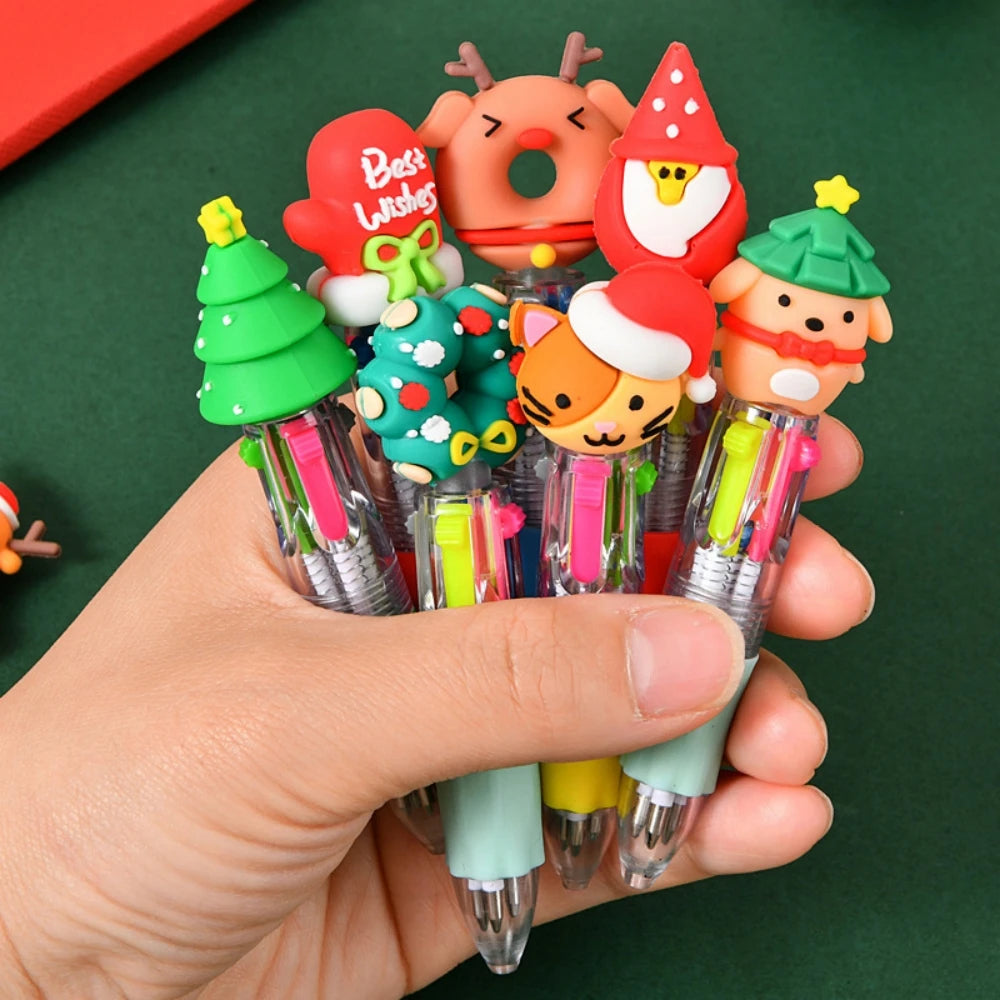 Christmas Multicolor Pens 5–30 Pack Holiday Party Favors