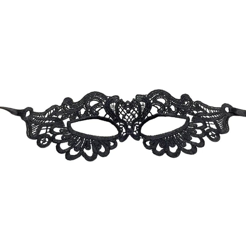 Black Lace Masquerade Mask – Venetian Eye Mask
