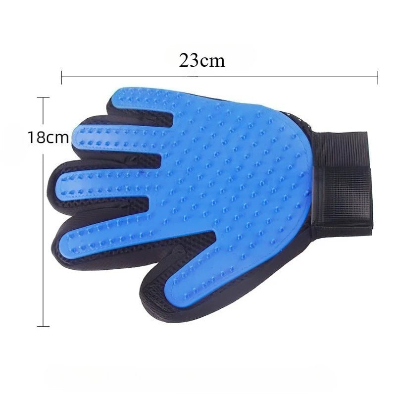 Silicone Pet Grooming Gloves for Bathing and Hair Removal