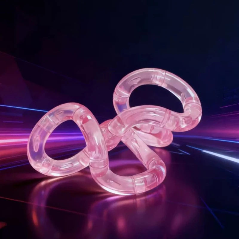Deformable Rope Fidget Toy | Rainbow Twist Toy