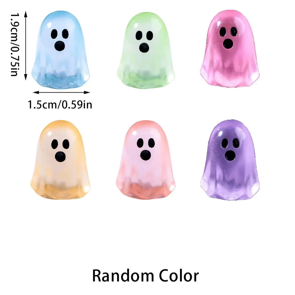 Mini Resin Ghost Figurines for Halloween Décor, 5 or 10 Pack