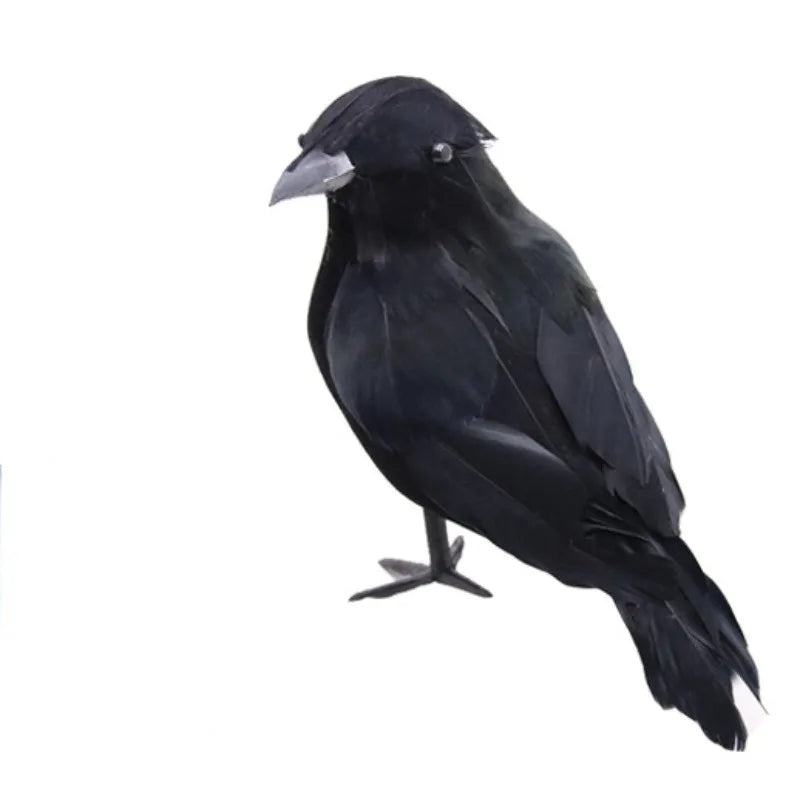 Realistic Halloween Crows – Set of 6 Decorations