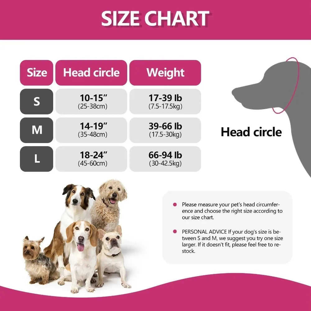 Dog Noise-Reducing Ear Cover – Adjustable Calming Hood