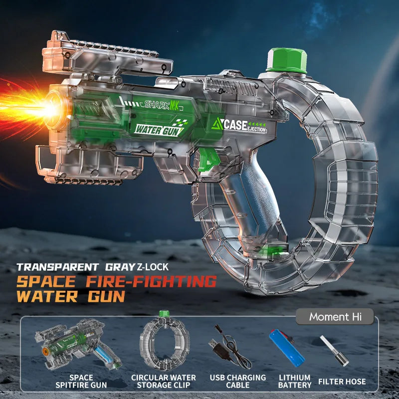 Electric LED Water Gun 400ml Automatic Water Blaster