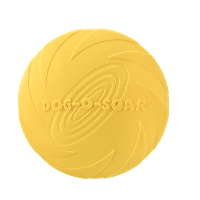Silicone Flying Disc Pet Toy – Interactive Dog and Cat Frisbee