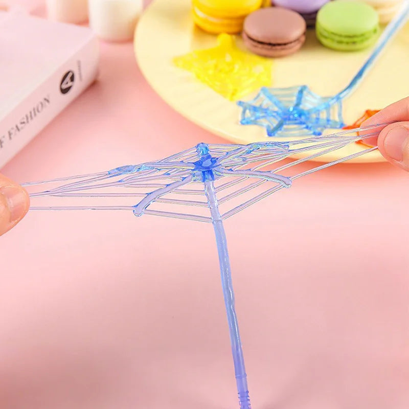 Sticky Hands & Spider Web Toys – Halloween Party Favors