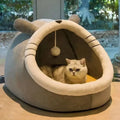 Foldable Cat Cave Bed for Cats and Small Dogs