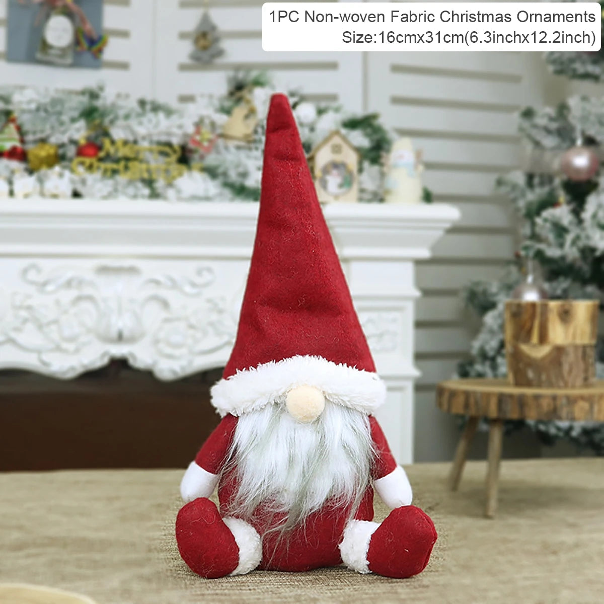 Christmas Gnome Doll Faceless Merry Christmas Home Decoration