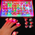 Halloween Light Up Rings – 50 Pcs LED Party Favors