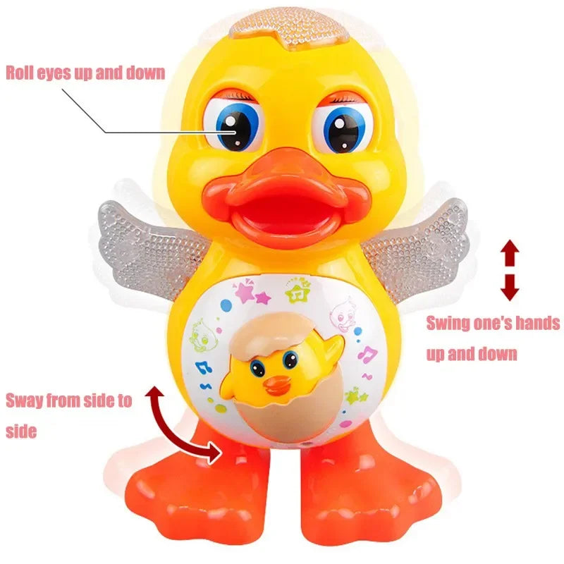 Dancing Duck Toy – Musical Light-Up Animal