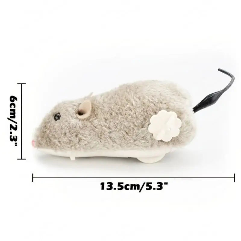 Plush Mouse Cat Toy – Realistic Rat Pet Toy