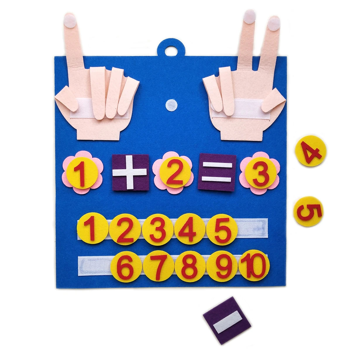Felt Counting Numbers Toy – Montessori Math Learning Game