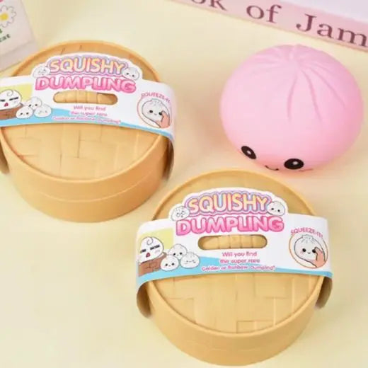 Dumpling Squishy Stress Ball – Soft Slow-Rise Fidget Toy