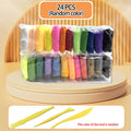 Air Dry Clay Set for Kids with Sculpting Tools, 12–36 Colors