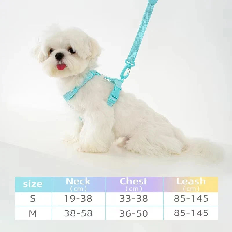 Adjustable Dog Harness and Leash Set – Reflective Pet Gear
