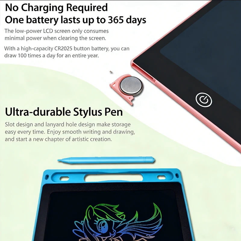 8.5 Inch LCD Writing Tablet – Reusable Drawing Board for Kids