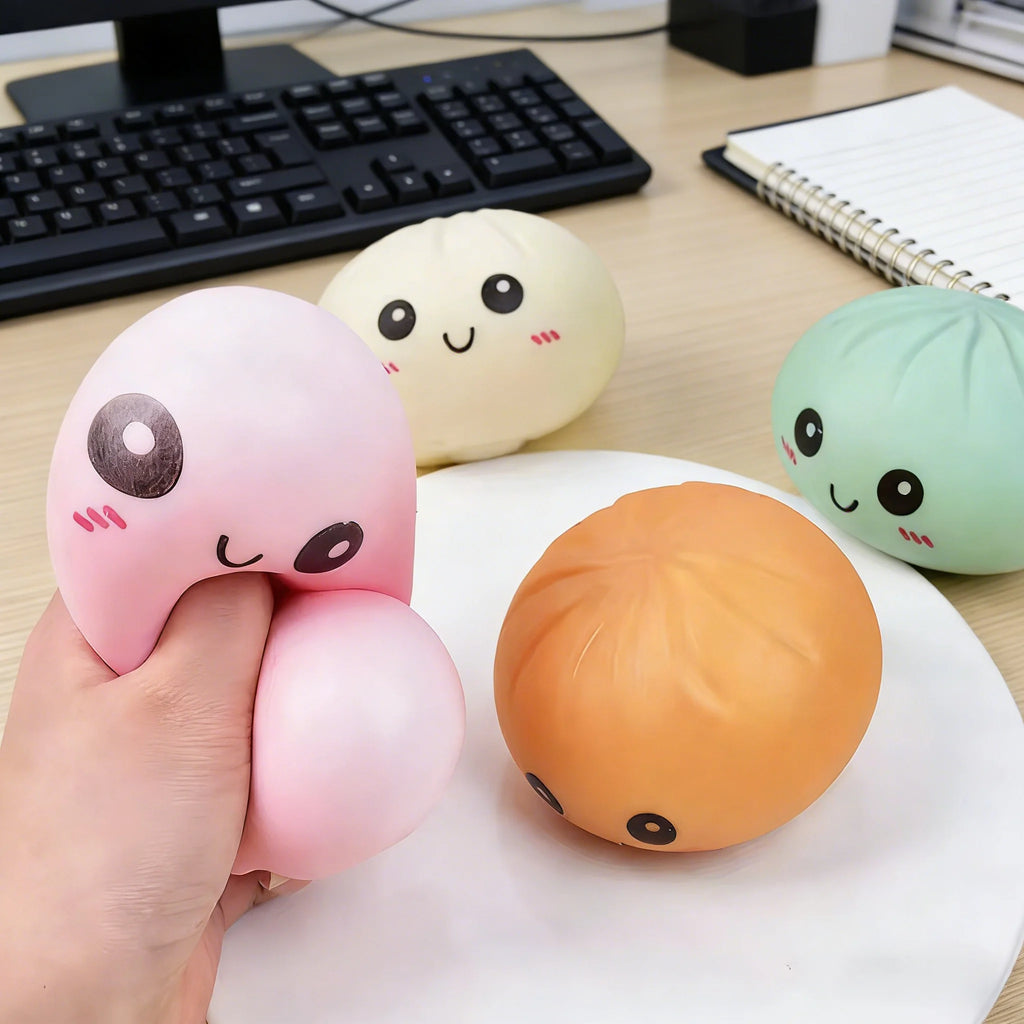 Dumpling Squishy Toy – Soft Rebound Stress Ball