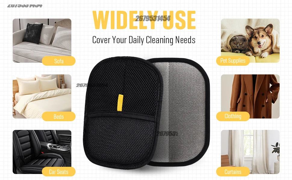 Pet Hair Remover Mitt for Cats and Dogs – Washable Cleaning Glove