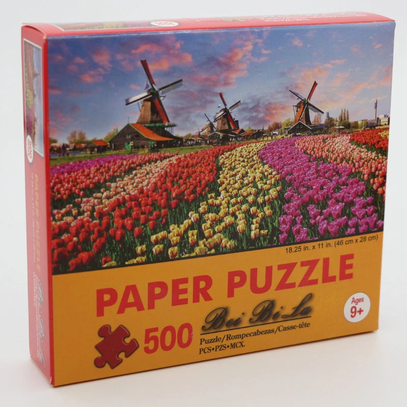 500 Piece Jigsaw Puzzle – Landscape Paper Picture