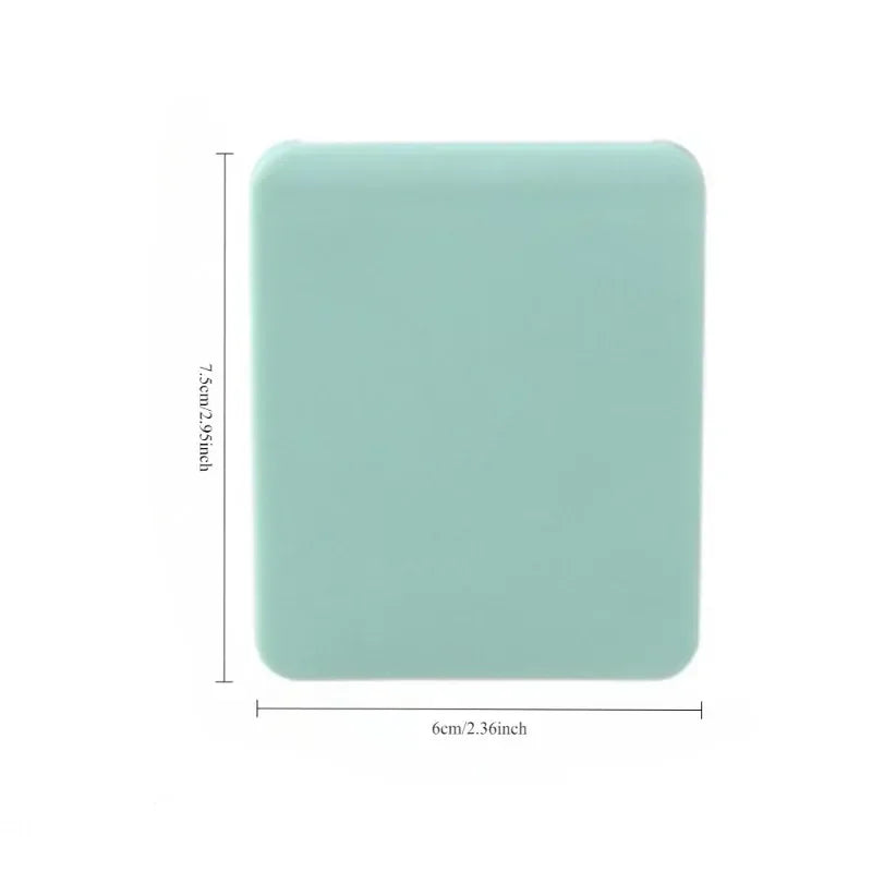 Foldable Pocket Makeup Mirror – Double-Sided Compact
