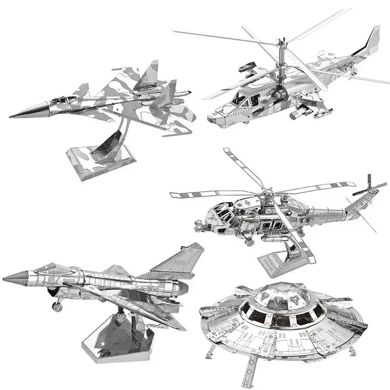 3D Metal Puzzle – DIY Alloy Model Assembly Kit