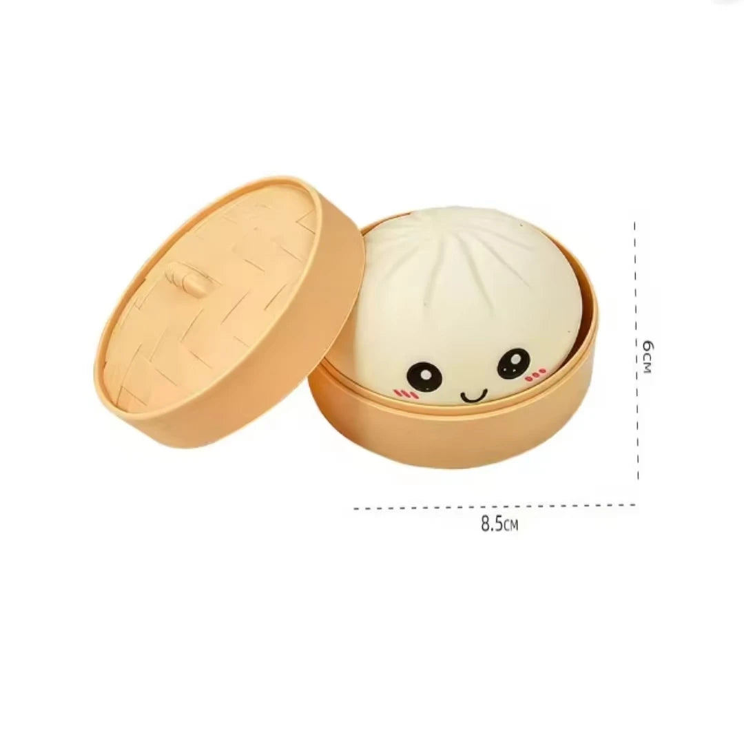 Dumpling Squishy Toy – Soft Rebound Stress Ball