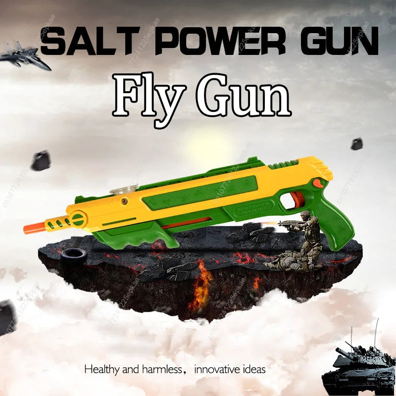 Salt-Powered Insect Control Gun – Plastic Design