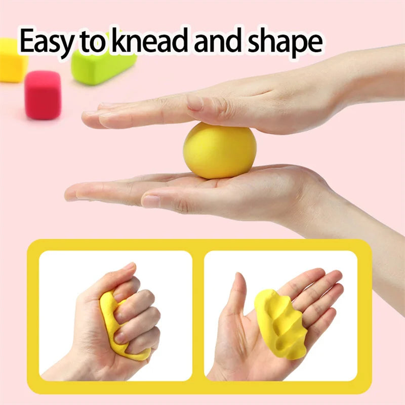 Air Dry Clay Set for Kids with Sculpting Tools, 12–36 Colors