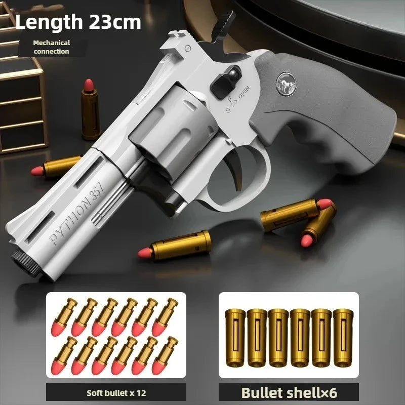Soft Dart Blaster Toy Manual Foam Dart Shooter Outdoor Play